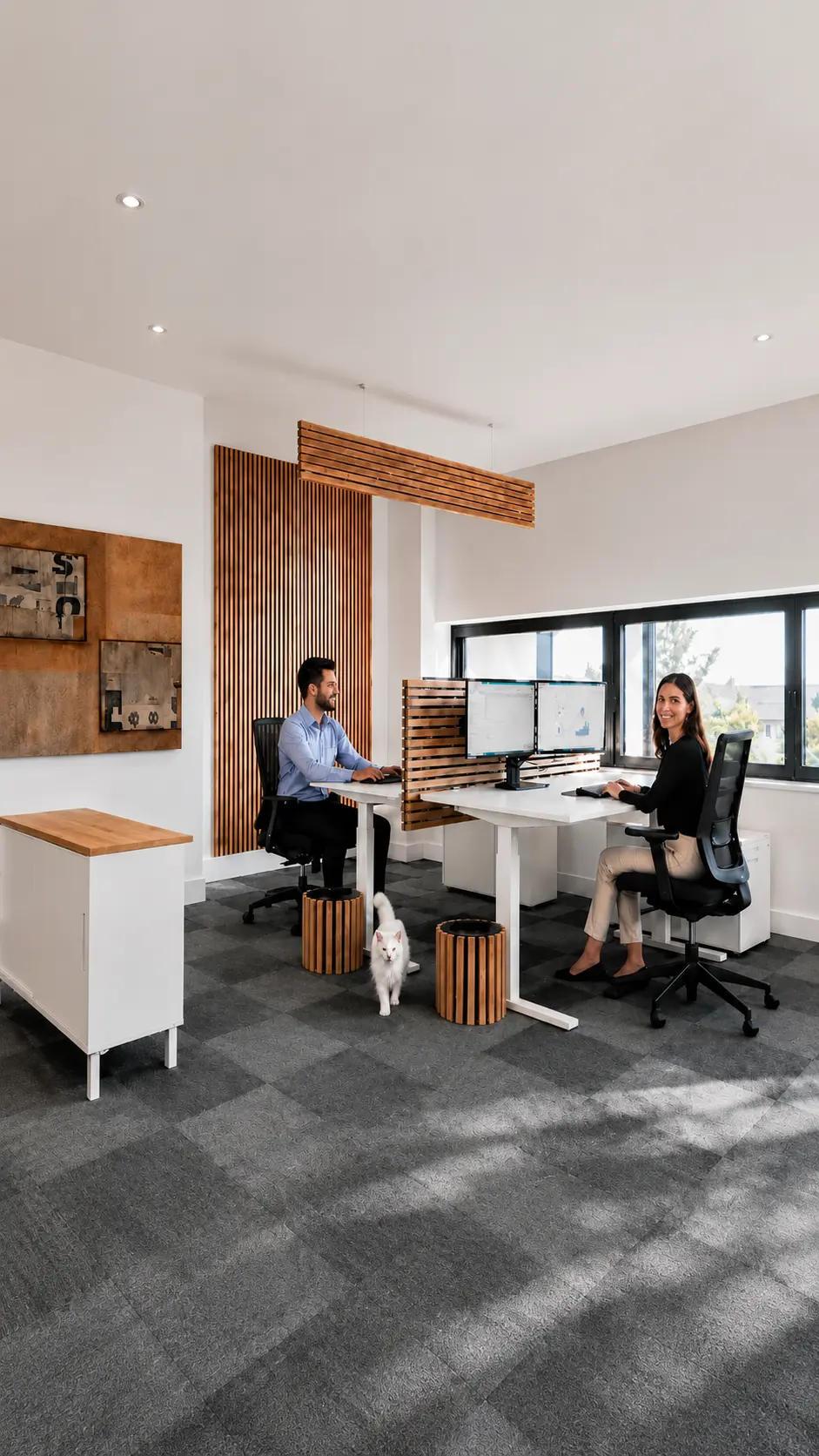 Espace de travail ergonomique et acoustique ORMA